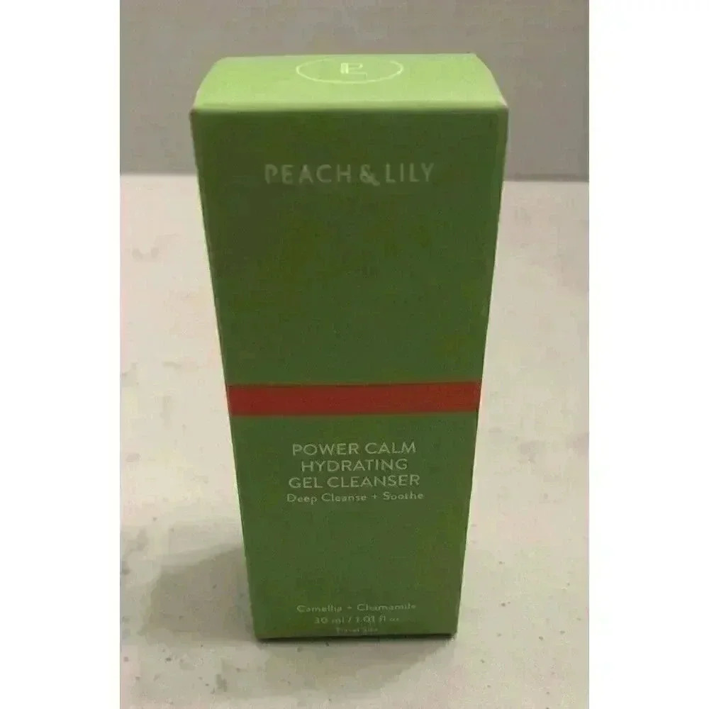 PEACH & LILY travel size skincare Power Calm gel cleanser 1.01‎ fl oz NIB